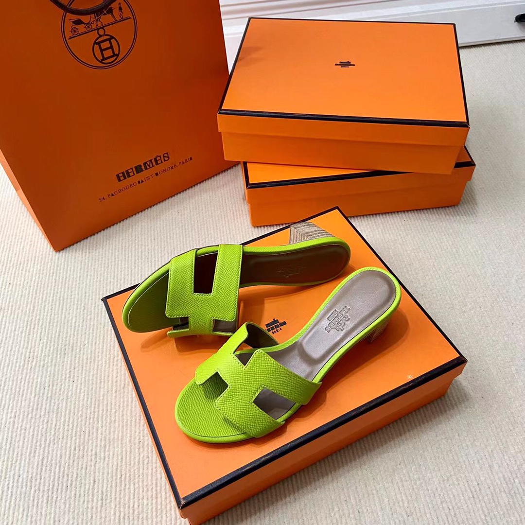 에르메스 올수공 오아시스 슬리퍼 샌들 앱송 44